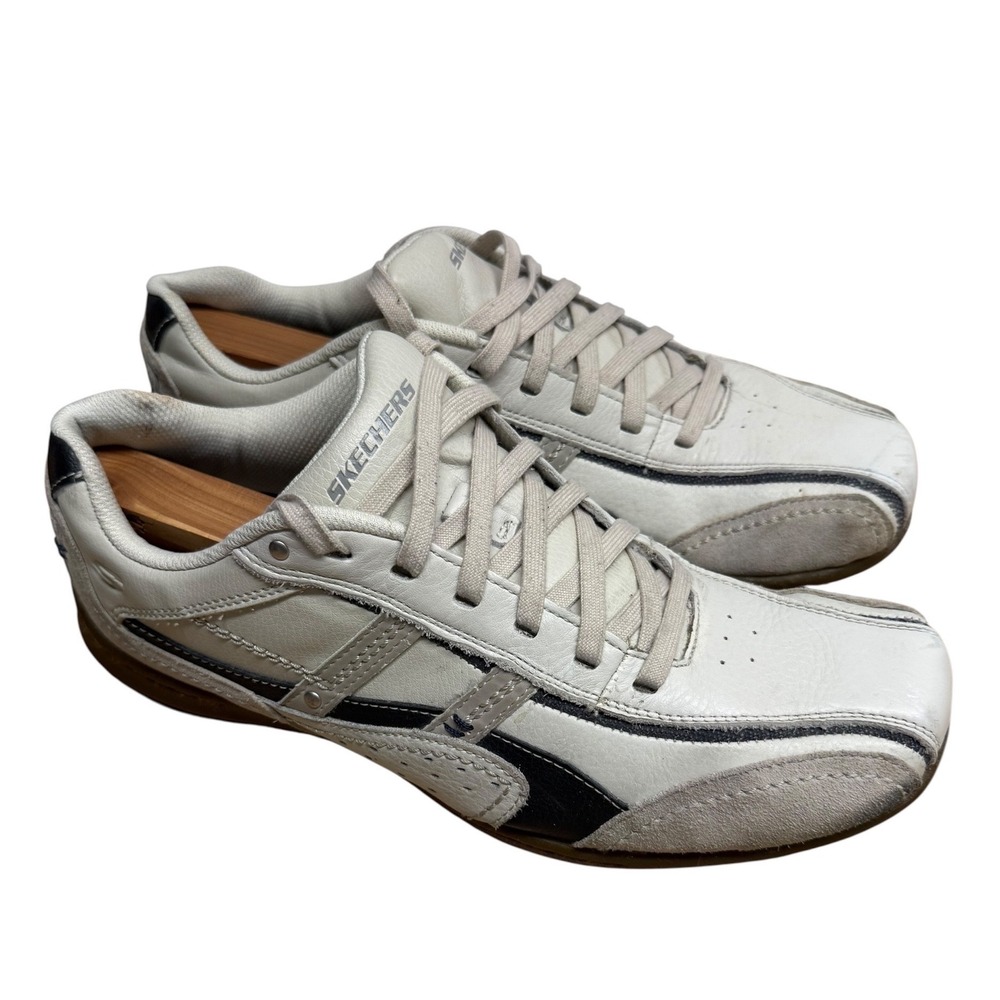 Skechers Relaxed Step Sneakers Mens 10.5 Gorpcore Y2K Good Soccer Inspired 62033 - Picture 4 of 10